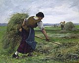 Julien Dupre The Reapers painting